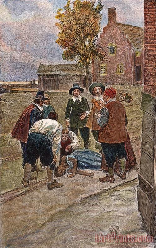 New Amsterdam: Slave painting - Others New Amsterdam: Slave Art Print