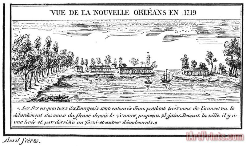 Others New Orleans, 1719 Art Print
