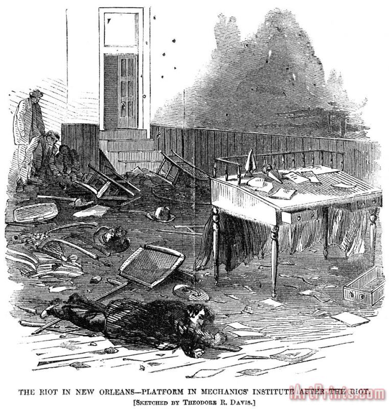 New Orleans: Riot Of 1866 painting - Others New Orleans: Riot Of 1866 Art Print