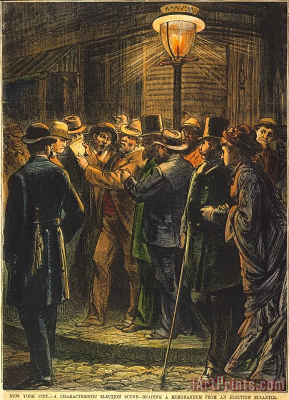 Others New York: Election, 1876 Art Painting