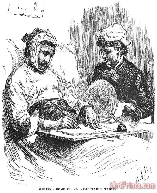 Others New York: Hospital, 1878 Art Print