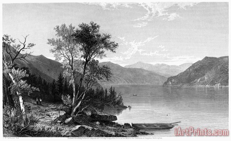 New York: Lake George painting - Others New York: Lake George Art Print