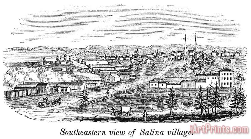Others New York: Salina, 1841 Art Print