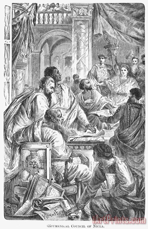 Nicaea Council, 325 A.d painting - Others Nicaea Council, 325 A.d Art Print
