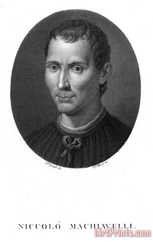 Others Niccolo Machiavelli Art Print