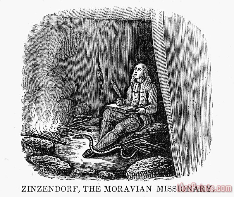NIKOLAUS von ZINZENDORF painting - Others NIKOLAUS von ZINZENDORF Art Print