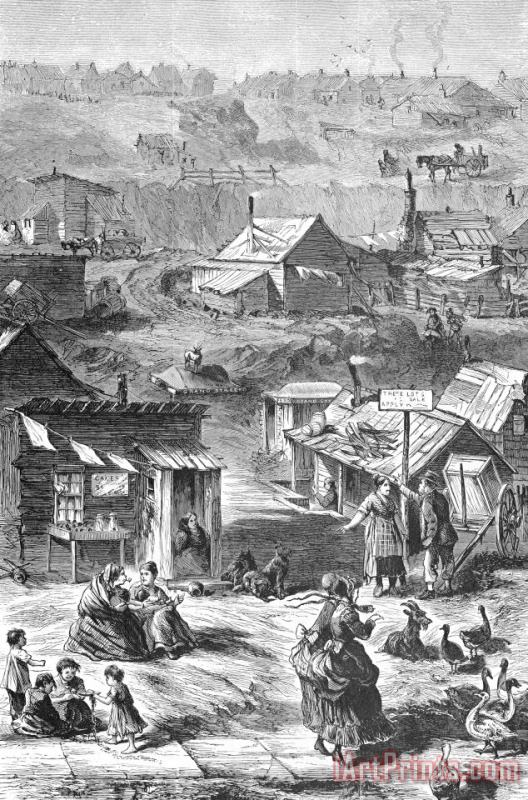 Others Nyc: Squatters, 1869 Art Print