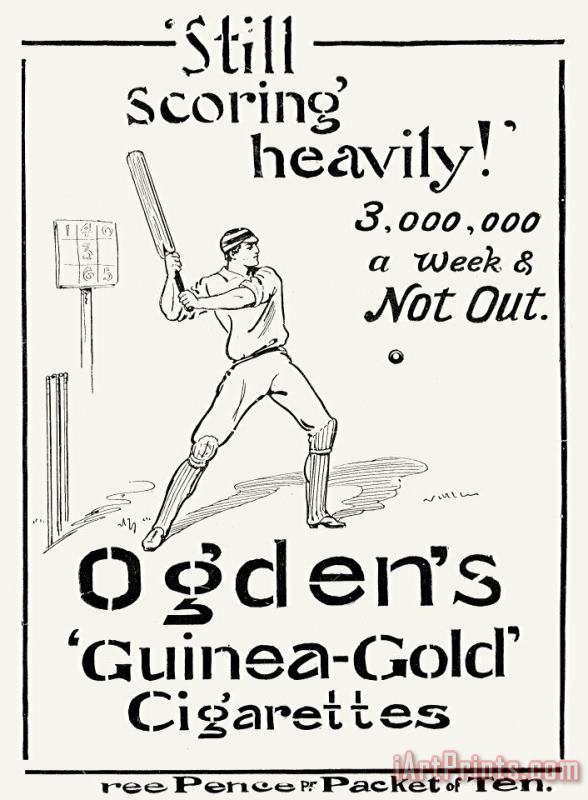 Ogdens Cigarettes, 1897 painting - Others Ogdens Cigarettes, 1897 Art Print