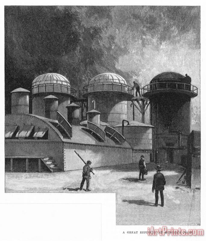 Others Oil Refinery, 1886 Art Print