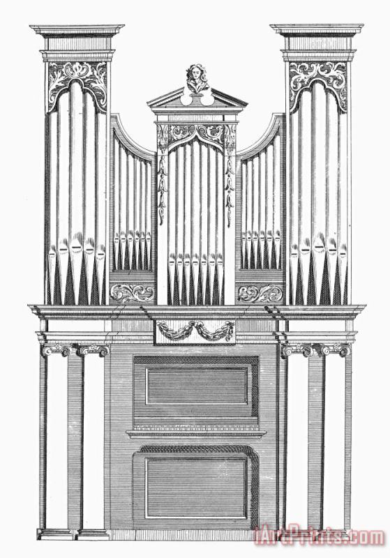 Organ, 1760 painting - Others Organ, 1760 Art Print