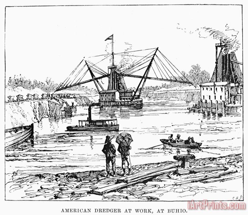 Others Panama Canal, 1888 Art Print