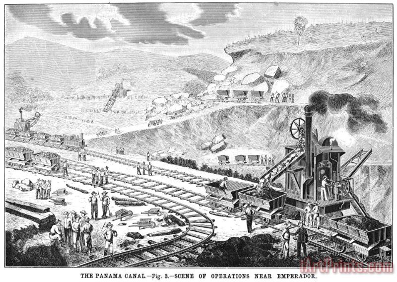 Others Panama Canal: Excavation Art Print