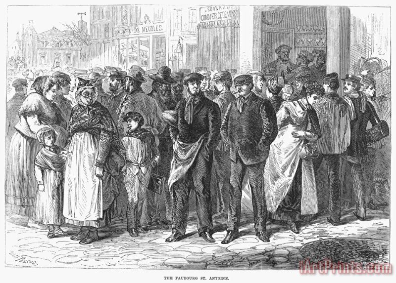 Others Paris: Workers, 1870 Art Print
