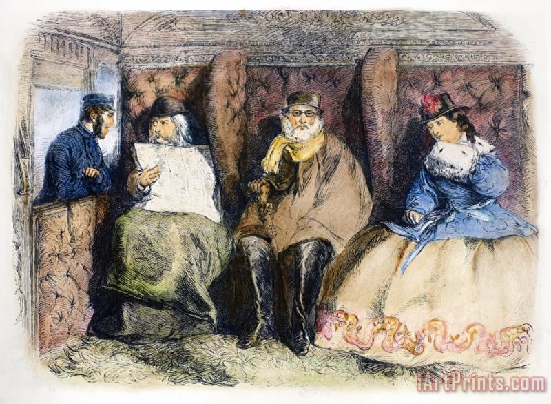 Others Passenger Car, 1864 Art Painting