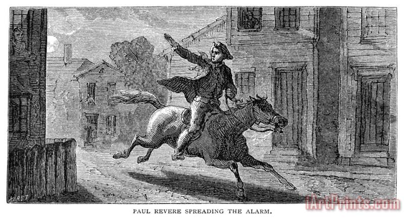 Others Paul Reveres Ride Art Print