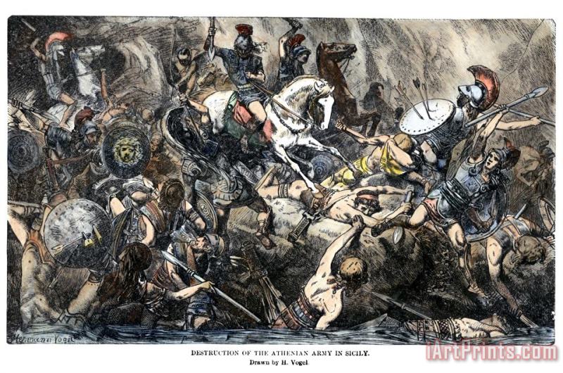 Peloponnesian Wars painting - Others Peloponnesian Wars Art Print