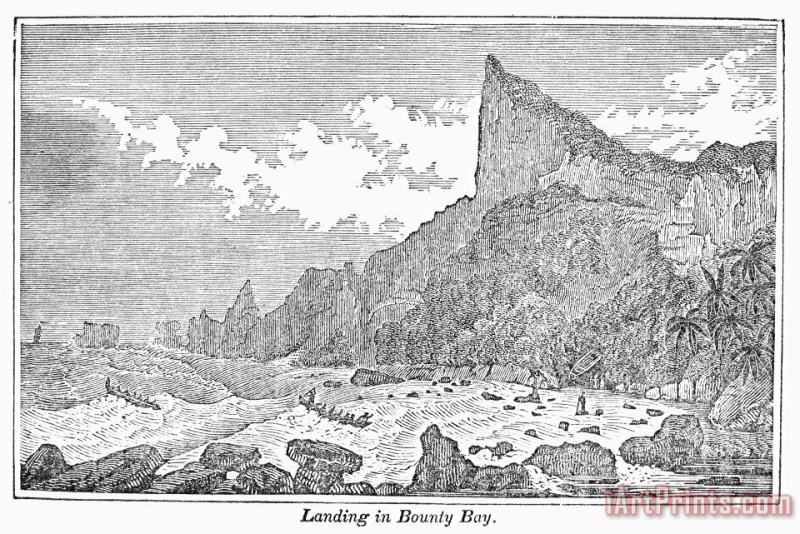 Pitcairn Island, 1855 painting - Others Pitcairn Island, 1855 Art Print