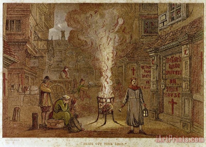 Plague Of London, 1665 painting - Others Plague Of London, 1665 Art Print