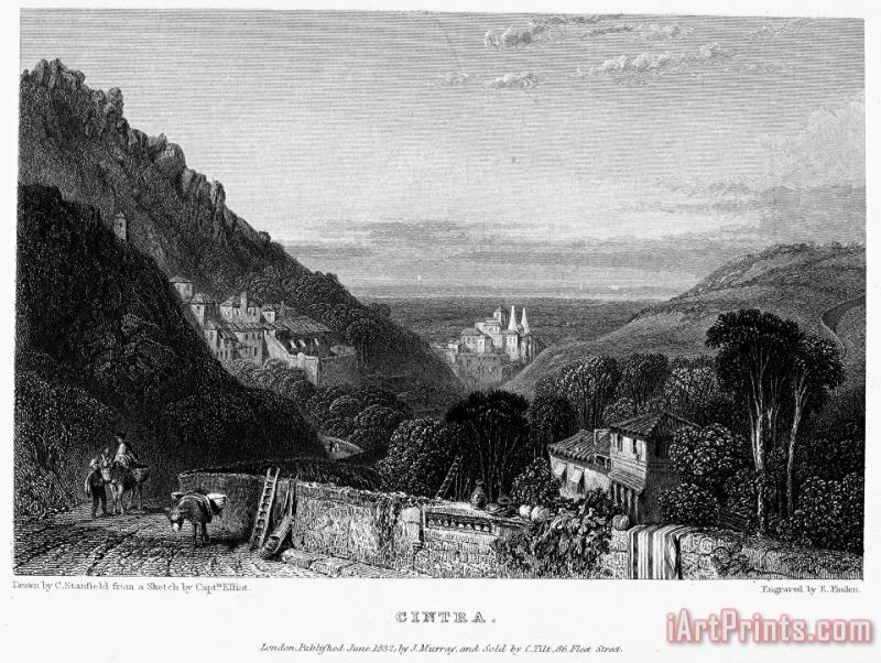 Portugal: Cintra, 1832 painting - Others Portugal: Cintra, 1832 Art Print