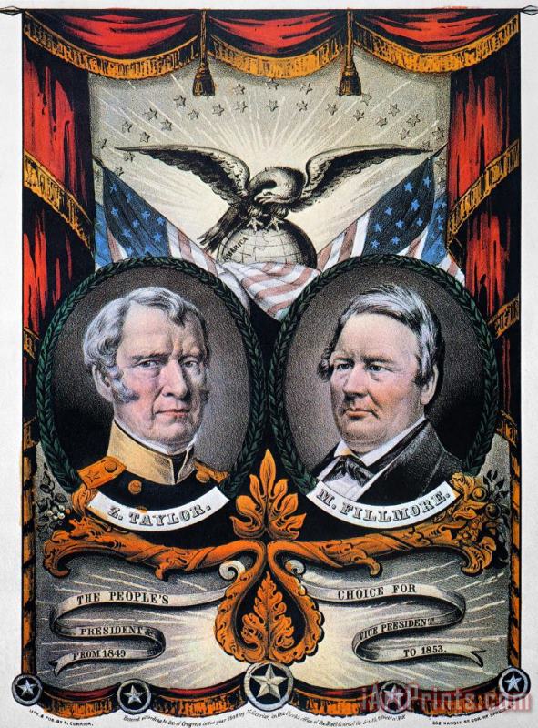 Presidential Campaign, 1848 painting - Others Presidential Campaign, 1848 Art Print