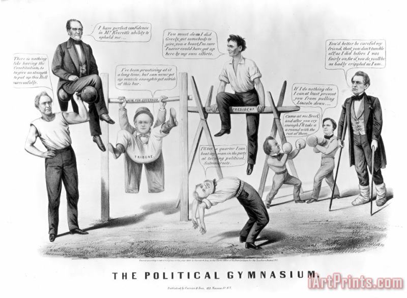 Others Presidential Campaign, 1860 Art Print
