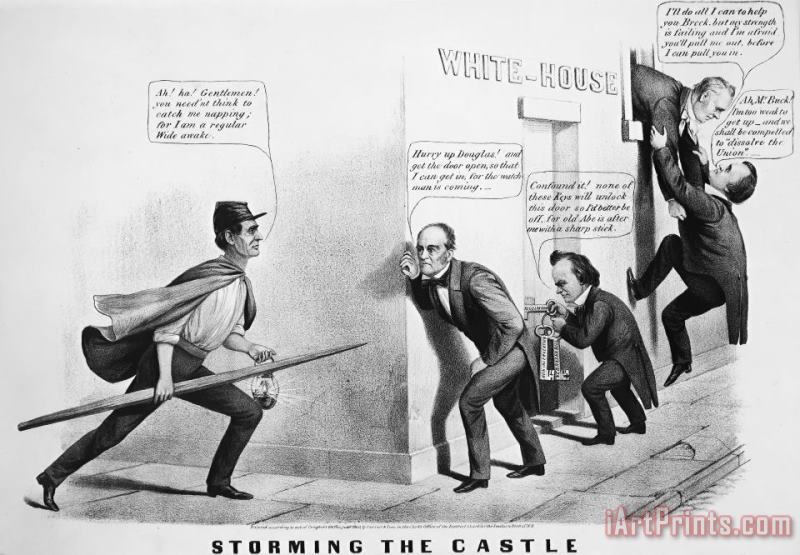 Presidential Campaign, 1860 painting - Others Presidential Campaign, 1860 Art Print