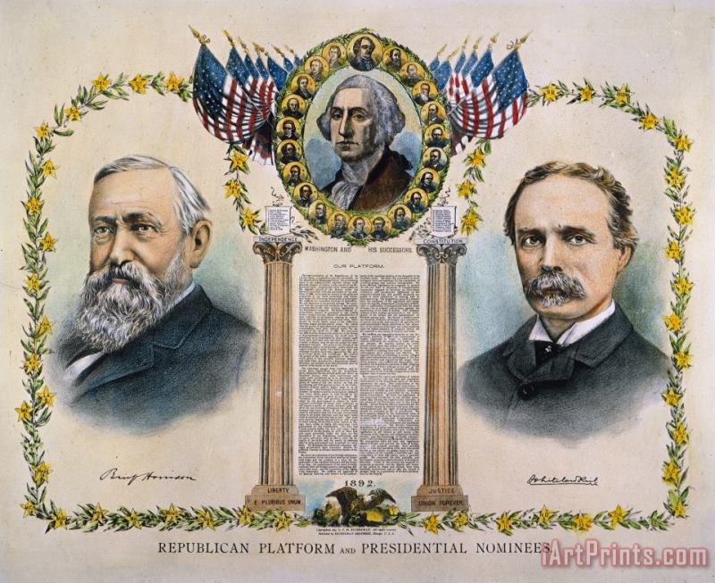 Presidential Campaign, 1892 painting - Others Presidential Campaign, 1892 Art Print