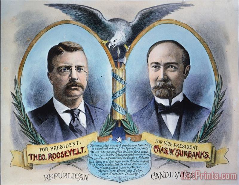 Presidential Campaign, 1904 painting - Others Presidential Campaign, 1904 Art Print