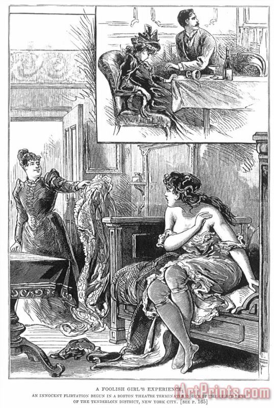 Prostitution, 1892 painting - Others Prostitution, 1892 Art Print