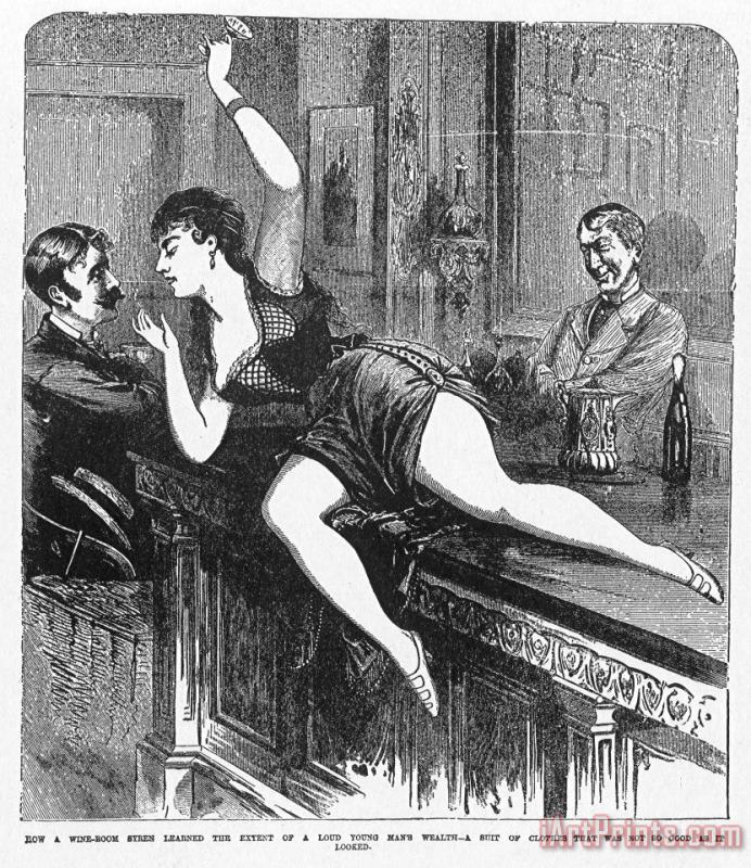 PROSTITUTION, c1880 painting - Others PROSTITUTION, c1880 Art Print