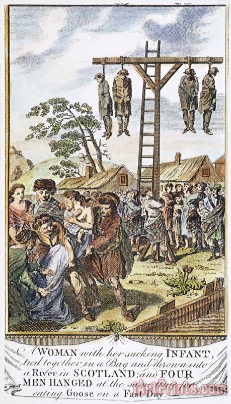 Protestant Martyrs, 1563 painting - Others Protestant Martyrs, 1563 Art Print