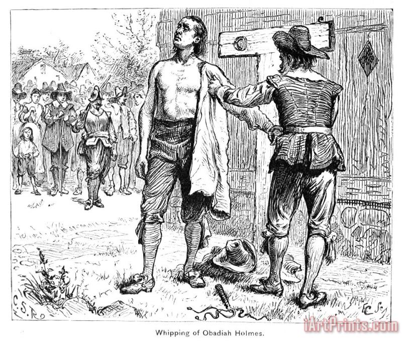 Others Puritans: Punishment, 1651 Art Print