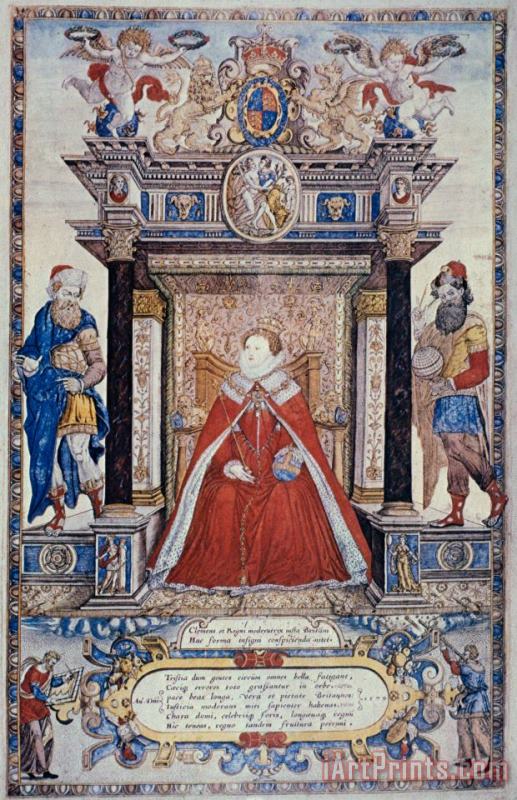 Queen Elizabeth I painting - Others Queen Elizabeth I Art Print