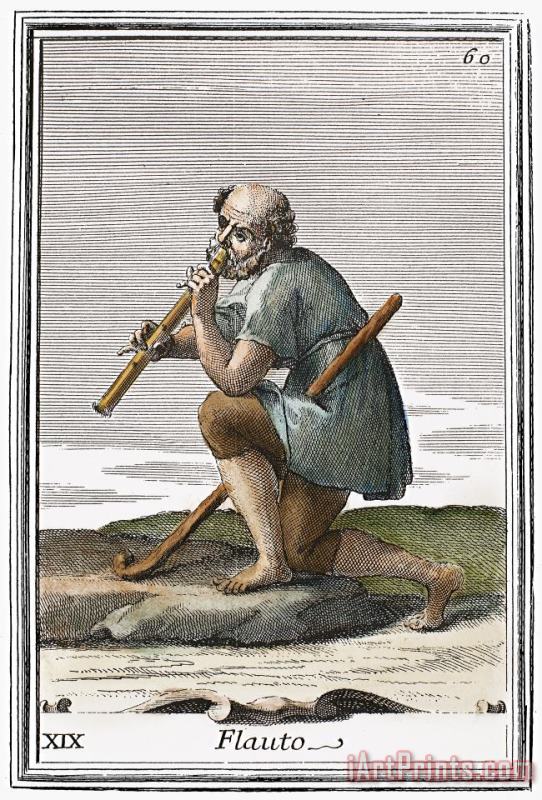 Recorder, 1723 painting - Others Recorder, 1723 Art Print