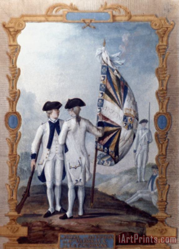 Revolutionary War, 1780 painting - Others Revolutionary War, 1780 Art Print