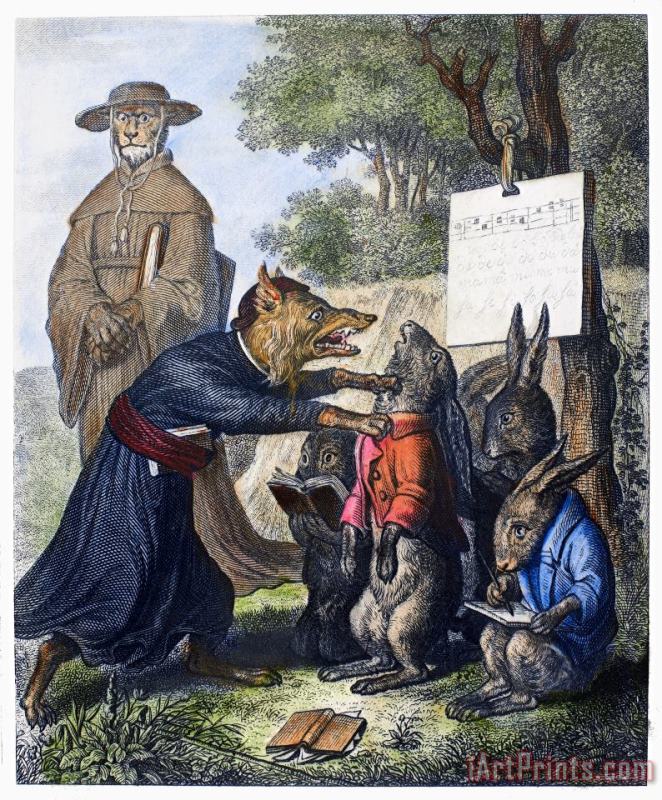 Reynard The Fox, 1846 painting - Others Reynard The Fox, 1846 Art Print
