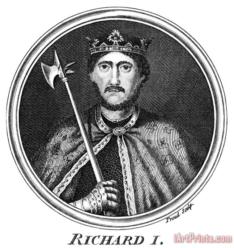 Richard I (1157-1199) painting - Others Richard I (1157-1199) Art Print
