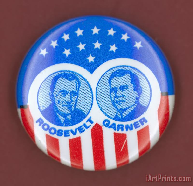Others Roosevelt Button Art Painting