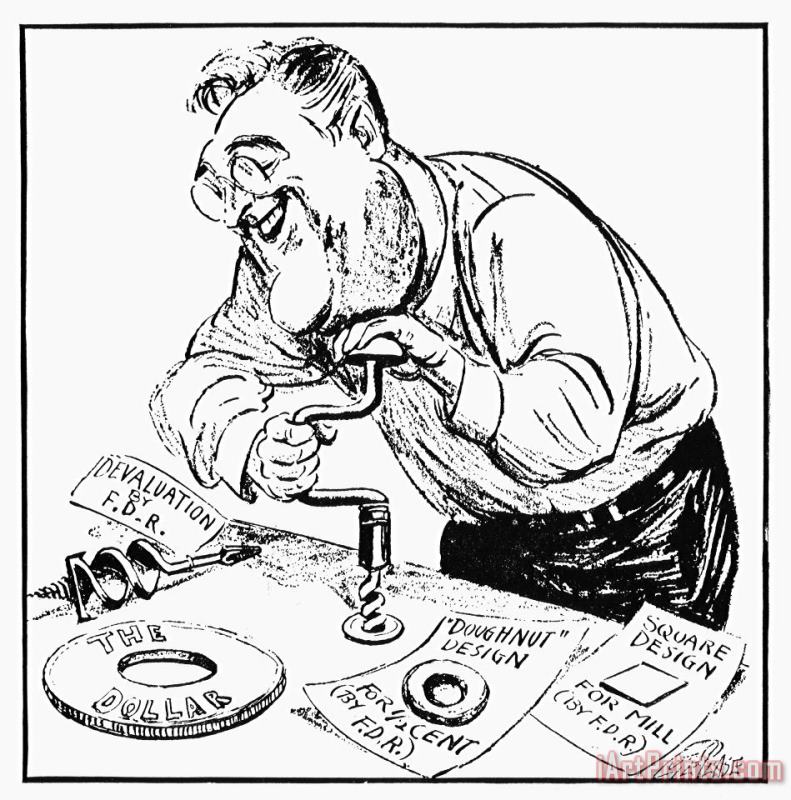Others Roosevelt Cartoon, 1934 Art Print