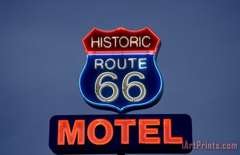 Others Route 66 Motel, 2006 Art Print