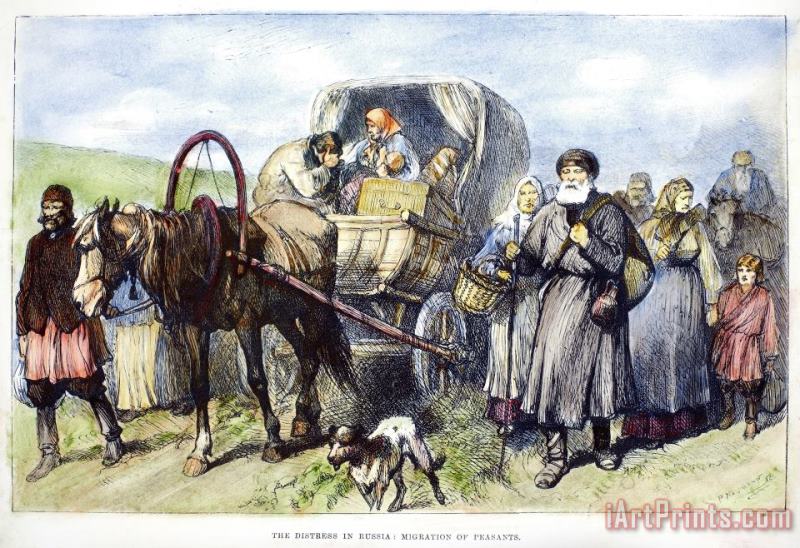 Russia: Famine, 1891 painting - Others Russia: Famine, 1891 Art Print