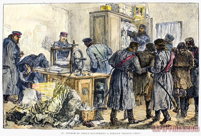Others Russia: Nihilists, 1887 Art Print