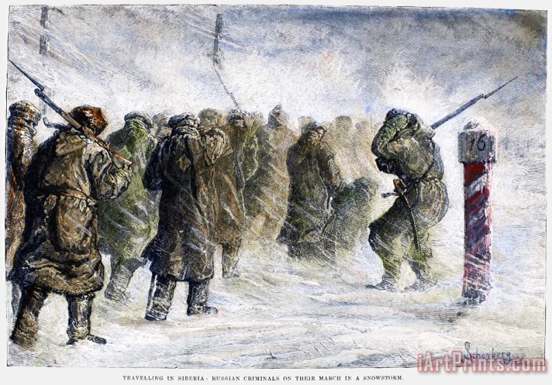 Others Russia: Siberia, 1882 Art Print