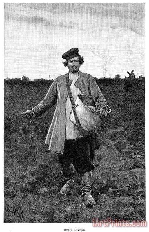 Russian Peasant, 1889 painting - Others Russian Peasant, 1889 Art Print