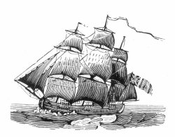 Others SAILING SHIP, 18th CENTURY painting