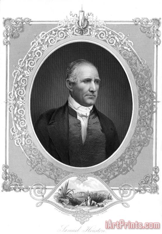 Others Sam Houston (1793-1863) Art Print