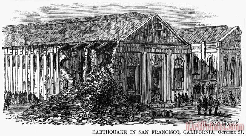 San Francisco, 1868 painting - Others San Francisco, 1868 Art Print