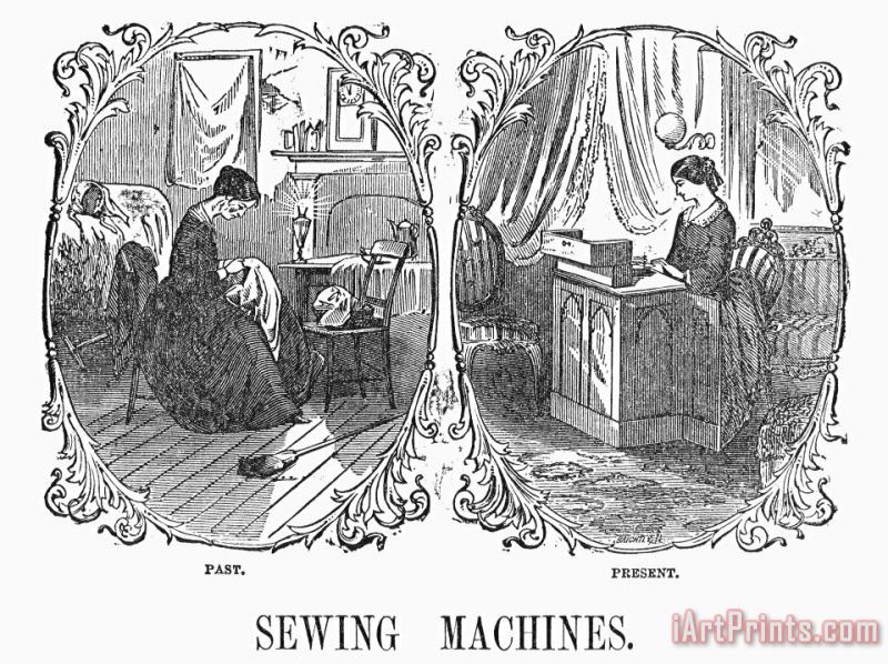 Others SEWING, 19th CENTURY Art Print