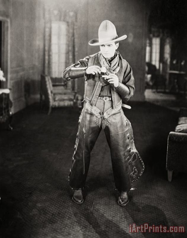 Others Silent Film Still: Cowboys Art Painting