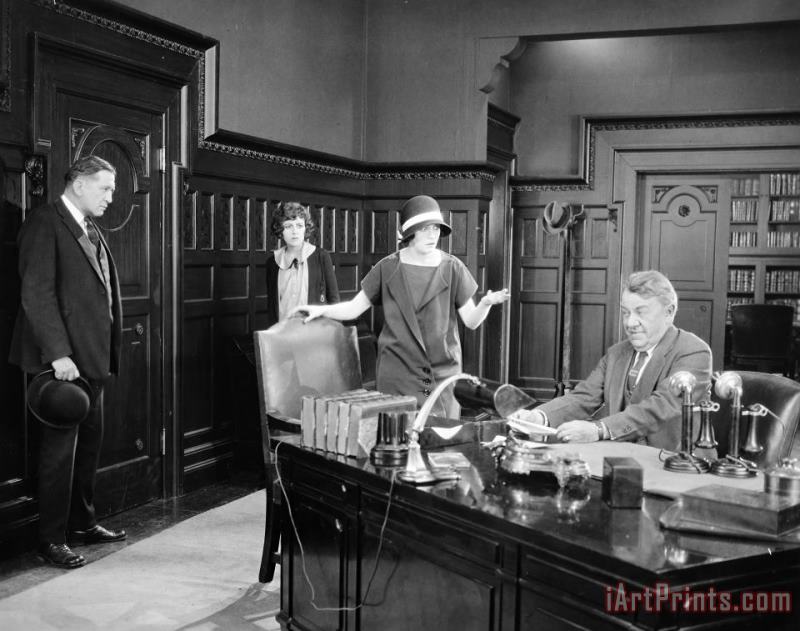 Others Silent Film Still: Offices Art Painting